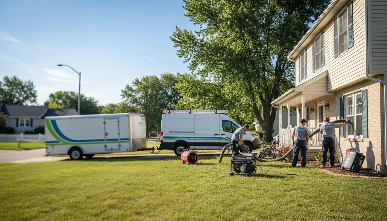 Flooded Basement Restoration And Cleanup With Repair in Otoe, NE near me